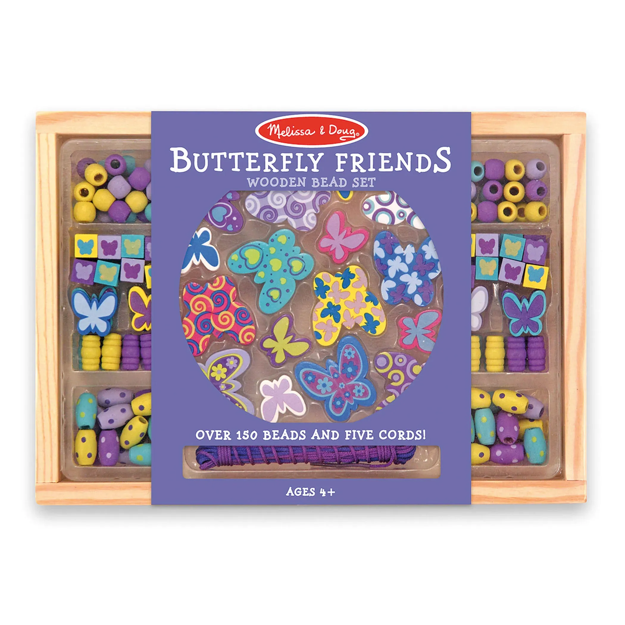 Melissa & Doug Butterfly Friends Bead Set