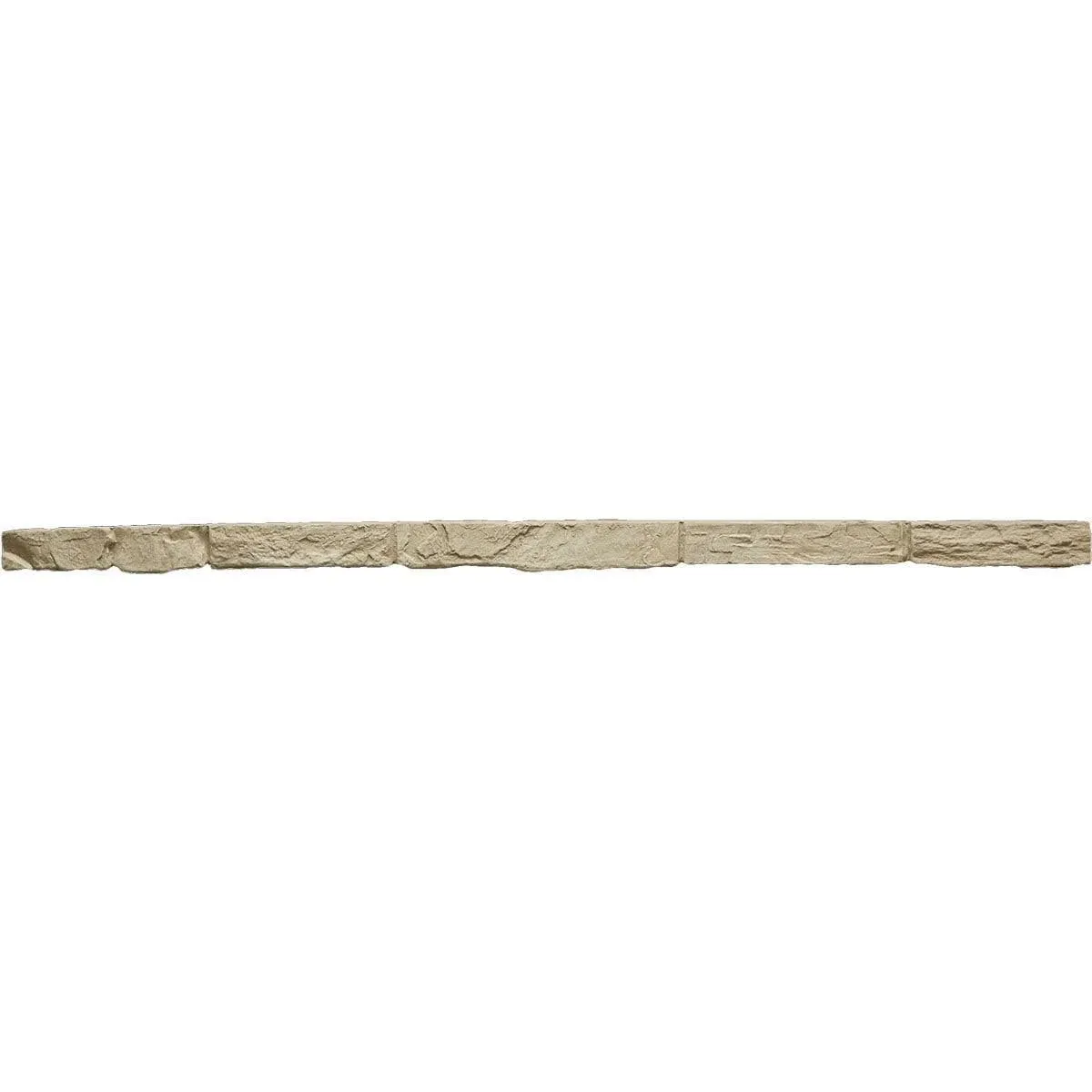 48 inchw x 2 inchd x 2 inchh Universal Trim Sill for Stonewall Faux Stone Siding Panels, Sandstone