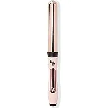 L'ANGE Hair Le Curl Titanium Curling Wand | Professional Curling Iron for All Hair Types | Clip Free Hair Curler | Best Curling Wand for Tighter Curls & Beach Waves | Blush 1” (25MM)