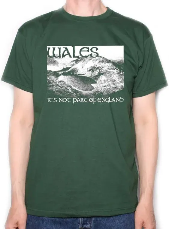 Welsh T Shirt - Wales, It's Not Part of England | T Shirts from Old Skool ...