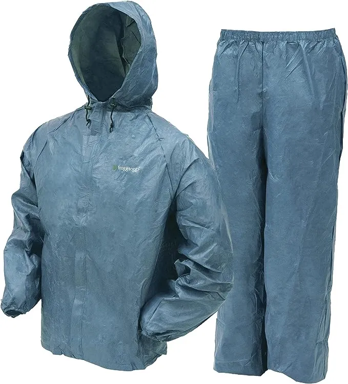 Frogg Toggs UL12104-12LG Ultra Lite Rain Suit Blue, Large