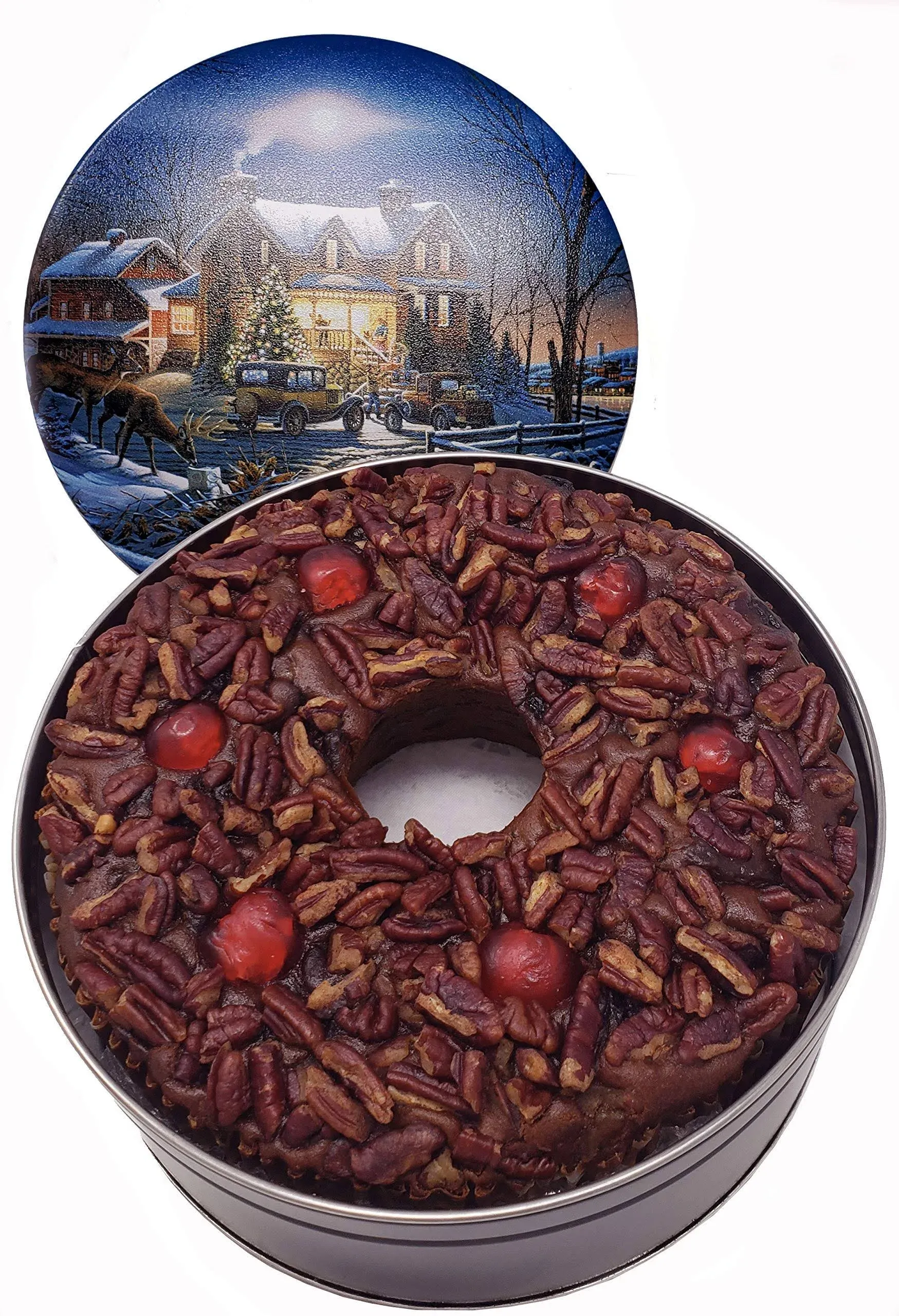 Dark 48 Oz. Ring Holiday Tin