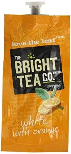 The Bright Tea Co White With Orange Tea Flavia Box Of 100 BB 7/25/25 48024