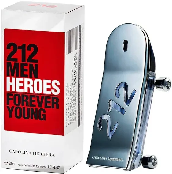 Carolina Herrera 212 Men Heroes Forever Young 3.4 FL.OZ