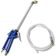 QWORK Air Blow Gun Pneumatic Engine Cleaning with 4Ft Hose, 1 pc 