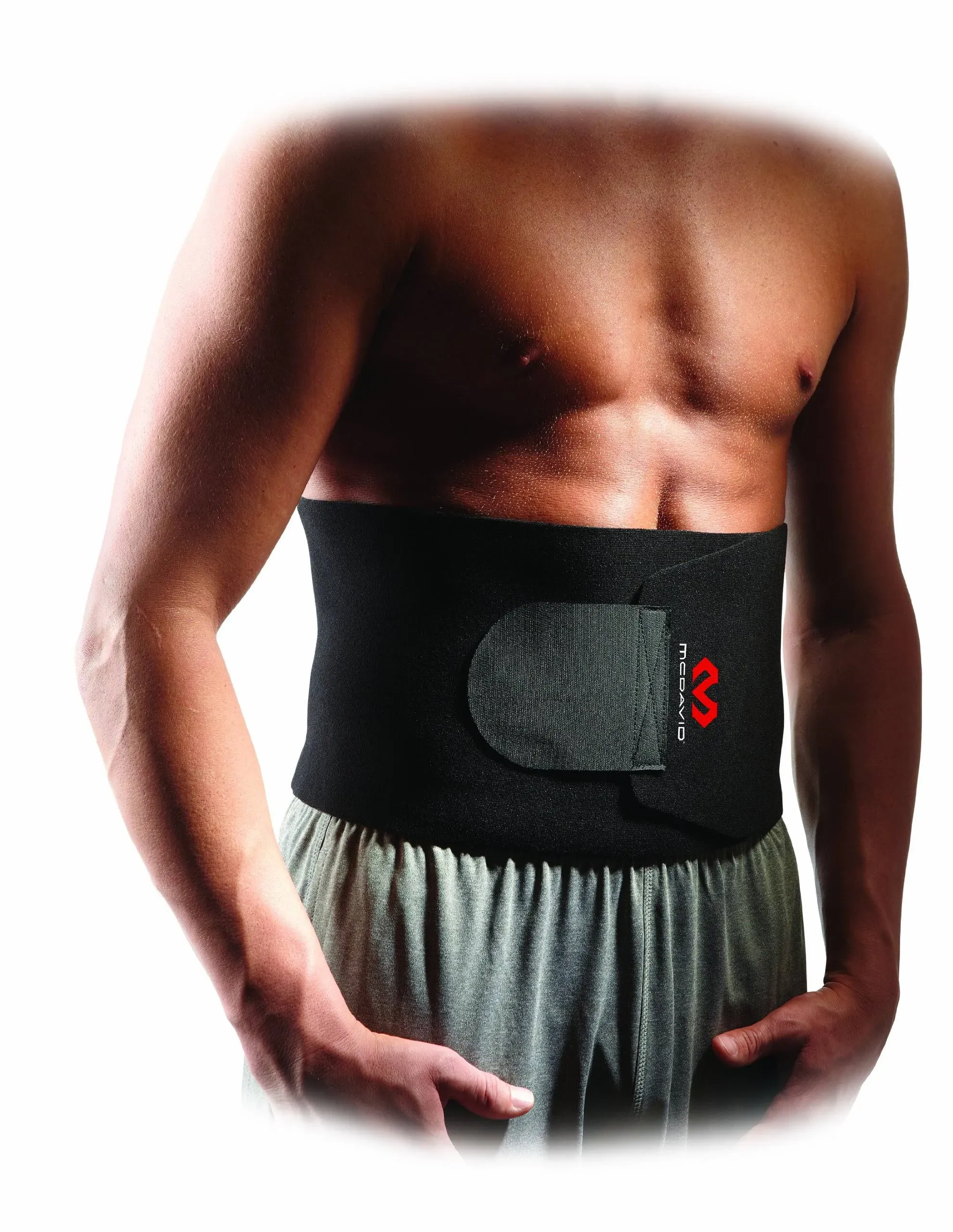 McDavid Waist Trimmer Belt for Men & Women, Sweat Band & Back Support, Improved Posture for Workouts