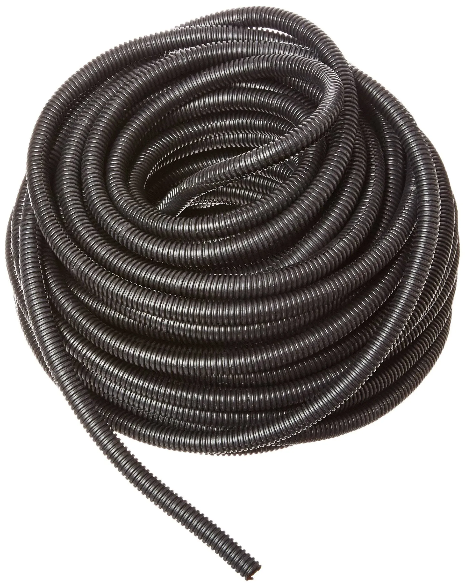 3/8 In. x 100 Ft. Black Flex Split Wire Conduit