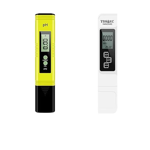 iPower pH and TDS Meter Combo, 0.05ph High Accuracy Pen Type pH Meter +/- 2%