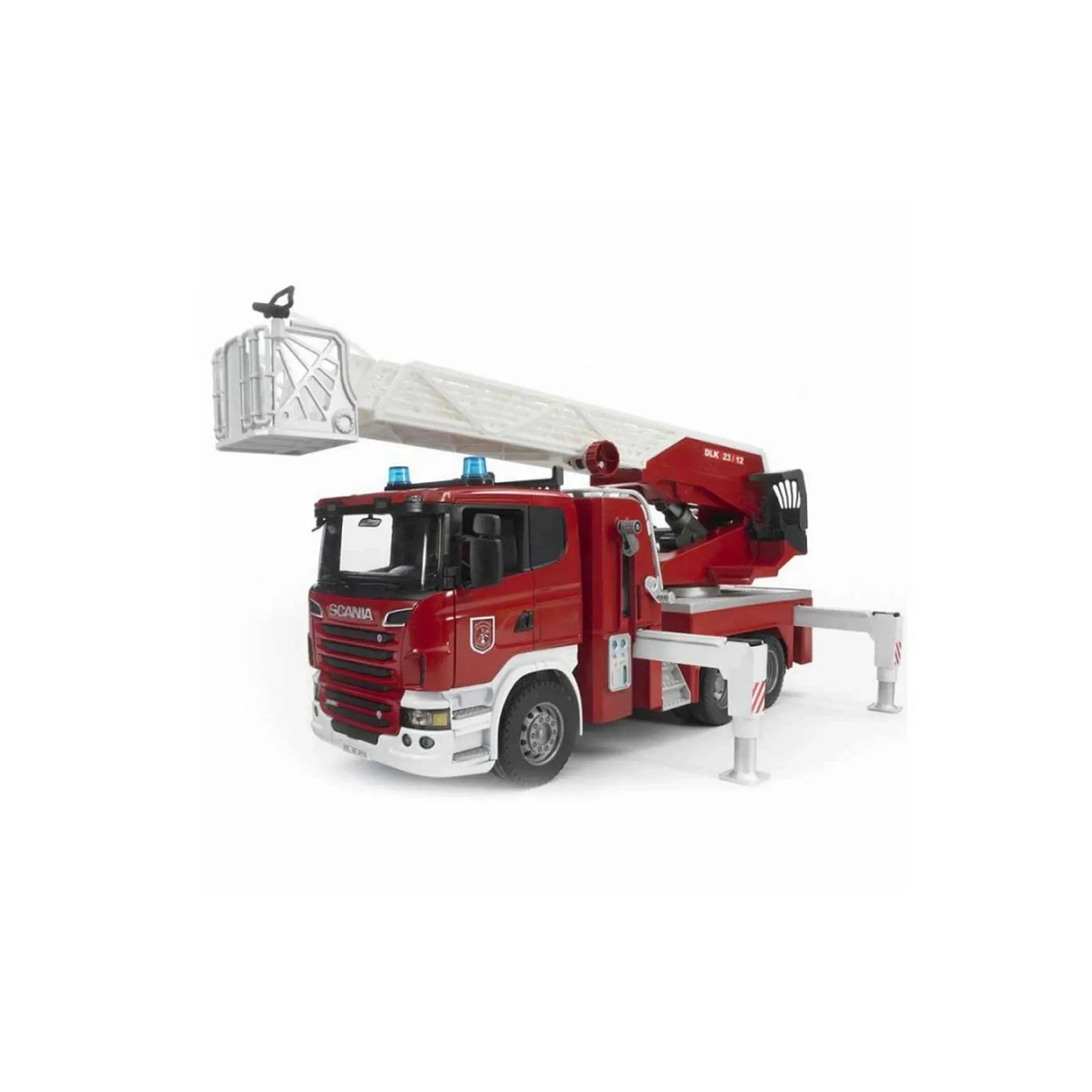 Bruder #03590 SCANIA R-Series Fire Engine w. water pump and light/sound module 