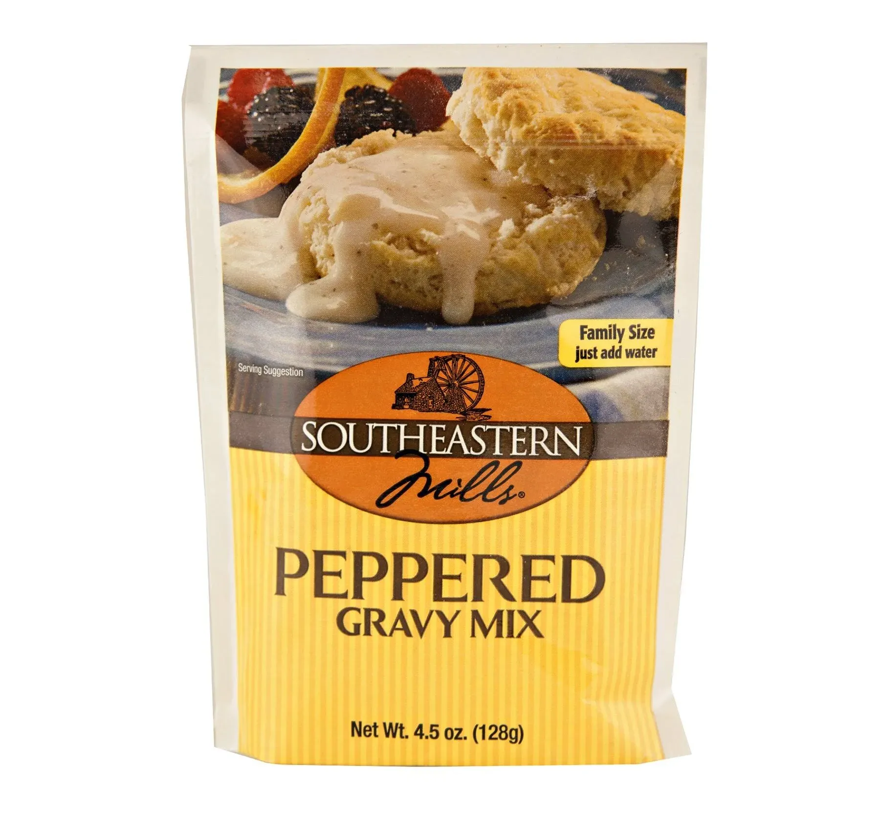 Old Fashioned Peppered Gravy Mix 24/4.5oz - Southeastern Mills