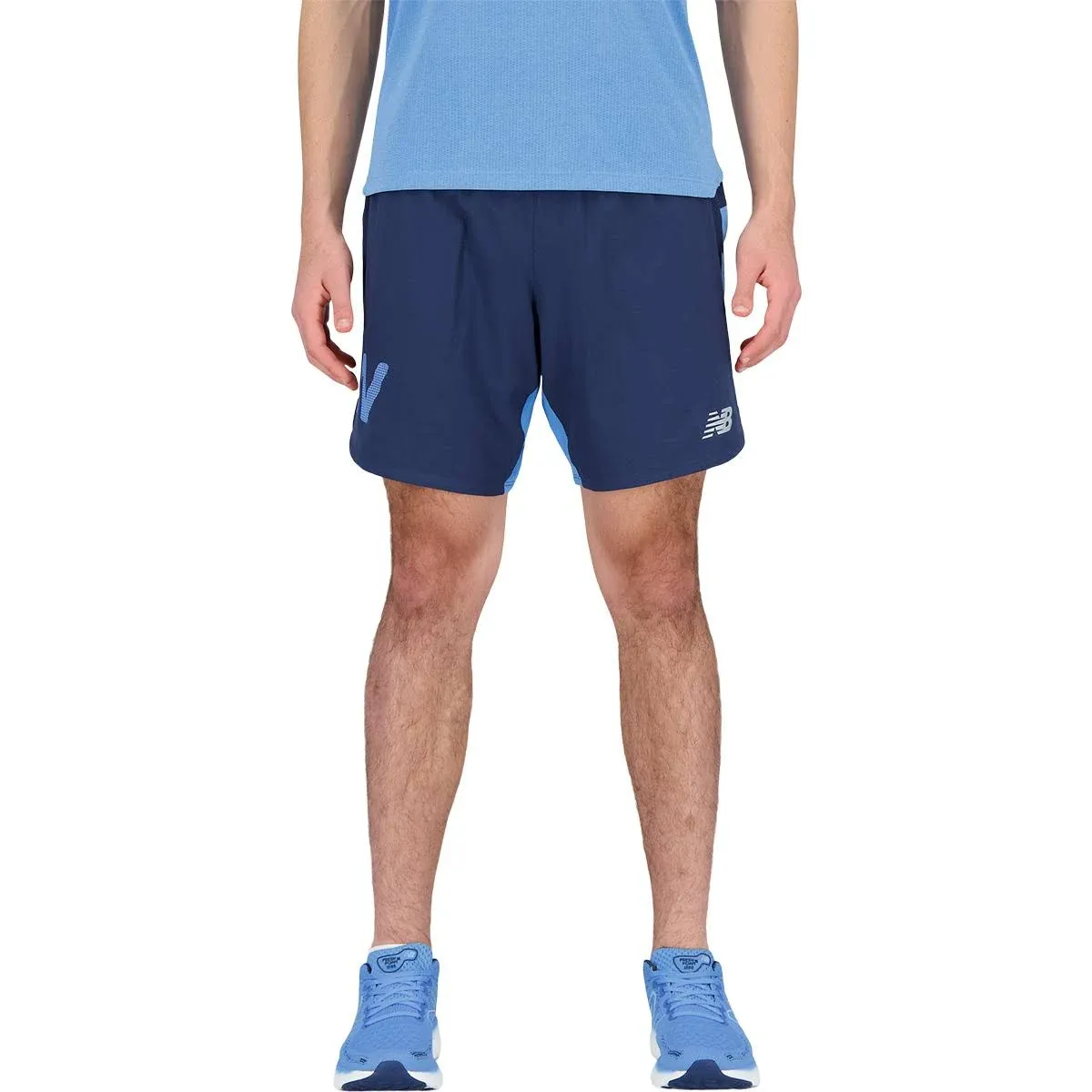 New Balance Men's Graphic Impact Run 7 inch Short