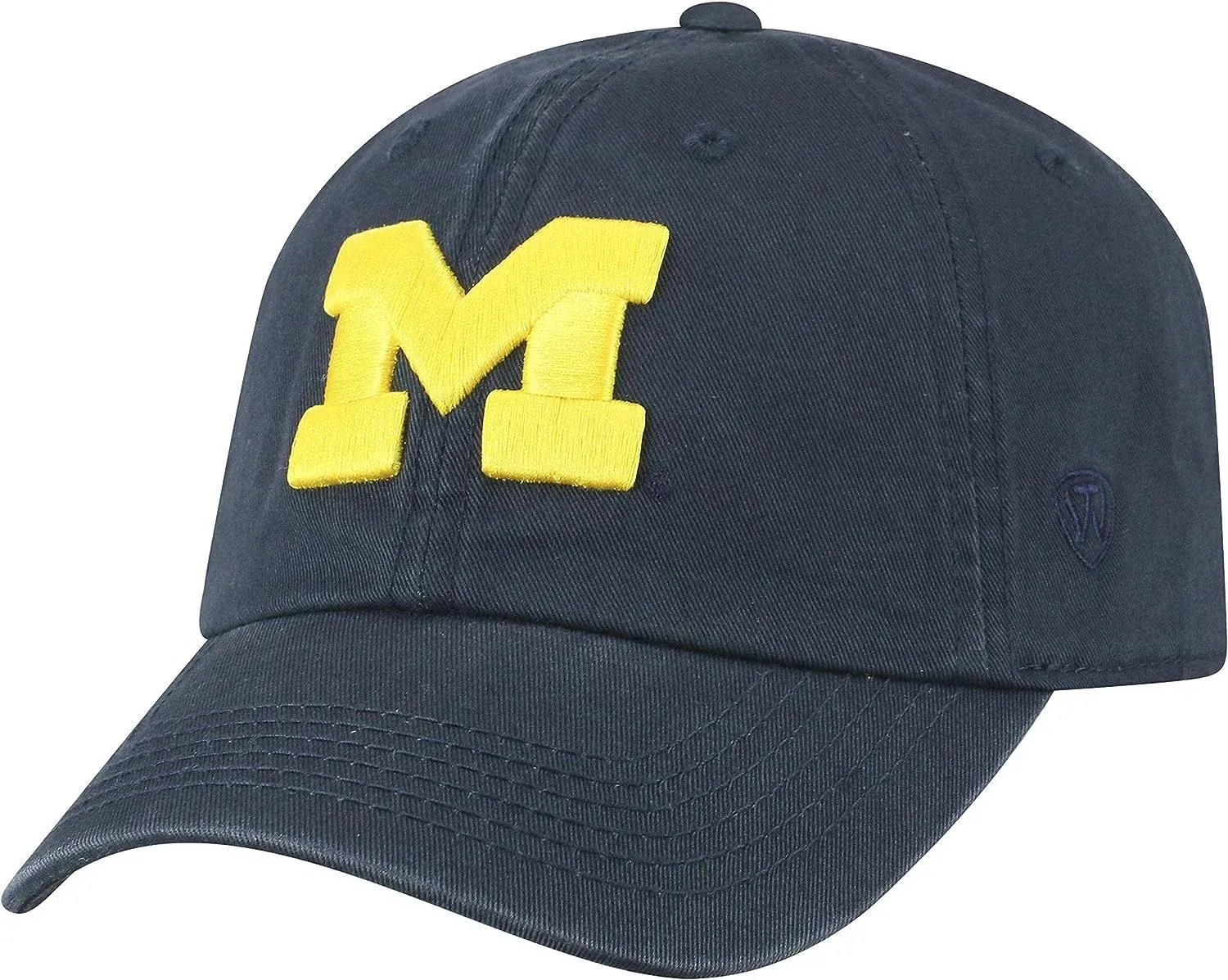 "Top of the World Michigan Wolverines Men's Relaxed Fit Adjustable Hat Team Color Primary Icon, Adjustable"