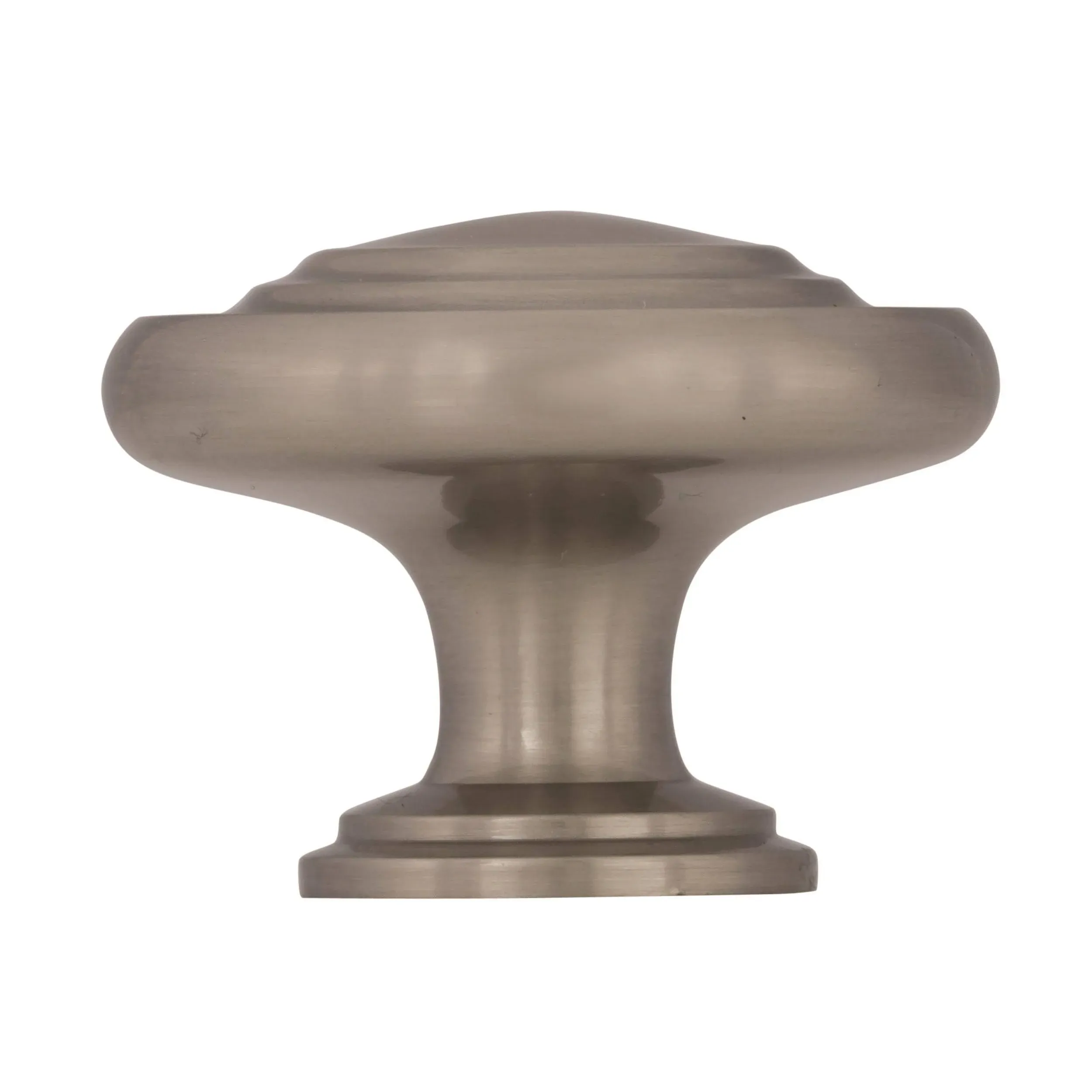 Amerock Cabinet Knob Satin Nickel 1-5/16 inch (33 mm) Diameter Inspirations 10 Pack Drawer Knob Cabinet Hardware