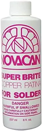 Novacan Industries Super Brite Copper Patina for Solder (Original Version)