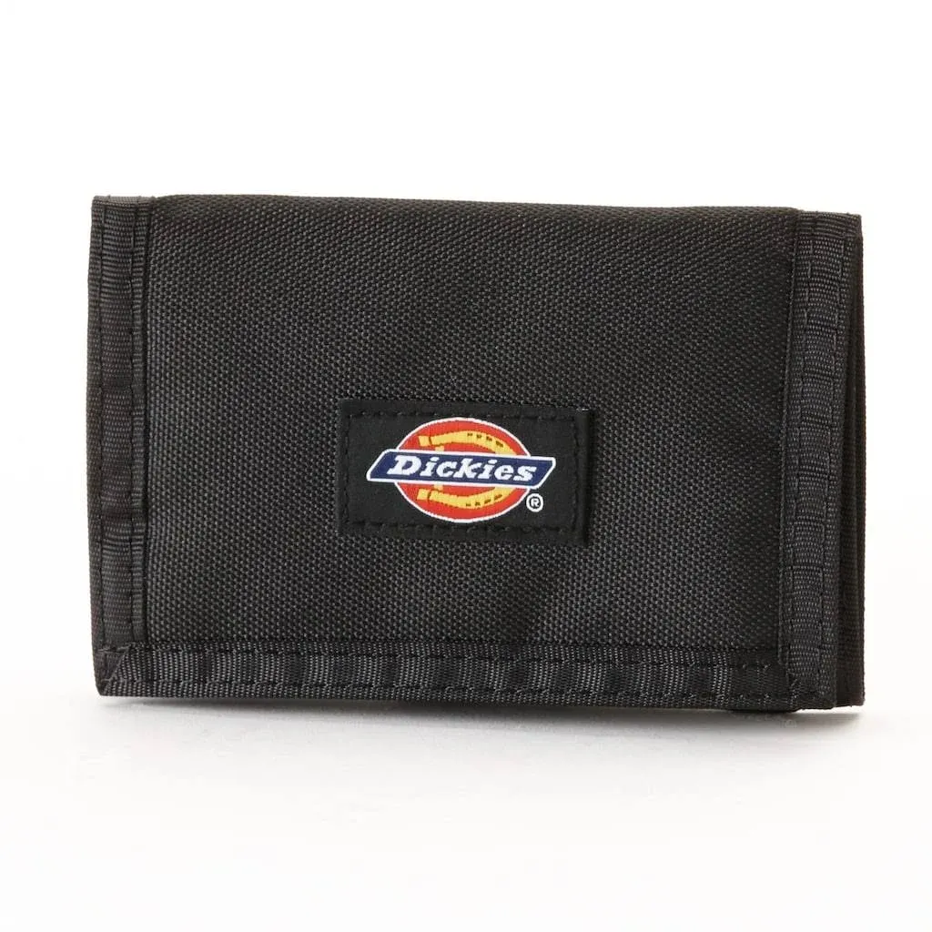 Dickies Men's ID Window Trifold Fabric Wallet Black 31DI2104 | JoyLot.com