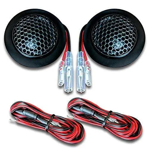 ct Sounds Tropo 20mm 60 Watt Flush-Mount Silk-Dome Car Tweeters - Pair