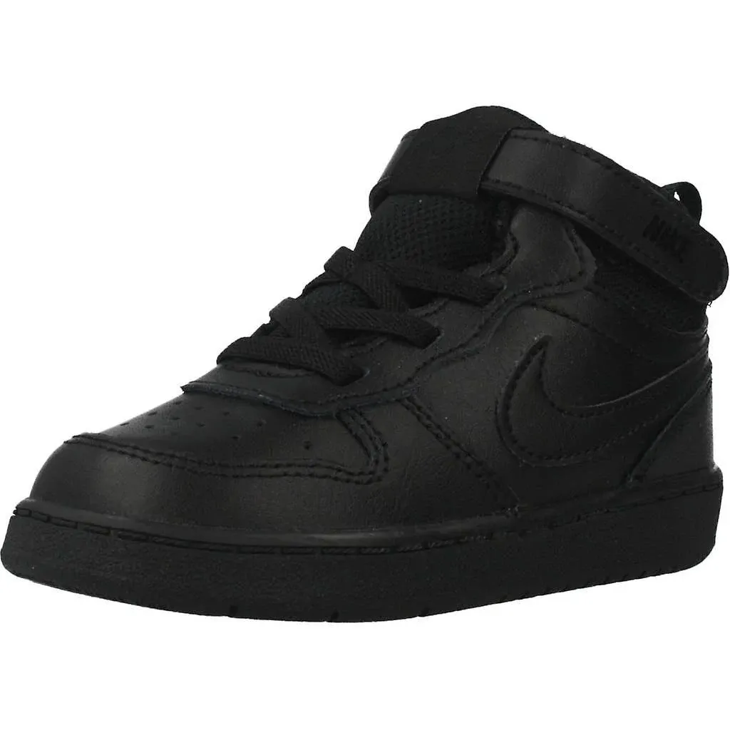 Nike Court Borough Mid 2 (TDV) Black Toddler Boy&#039;s Sneakers - Size 6/7/8C NWB