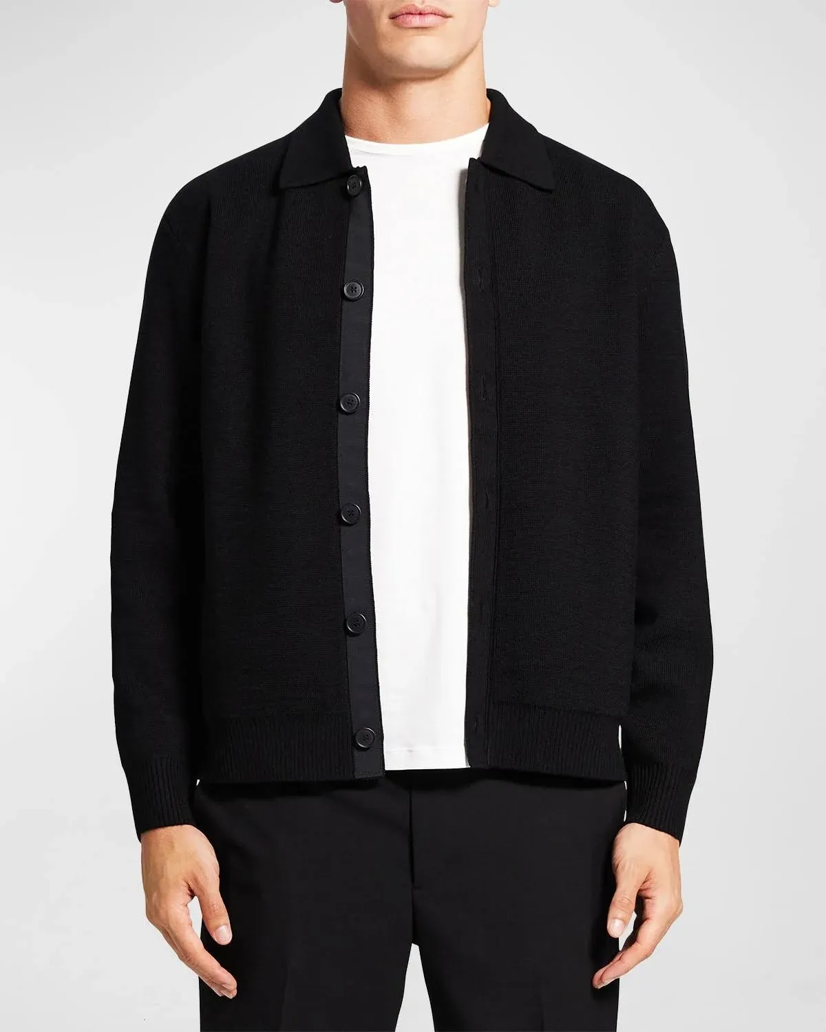 "Men's Cameron Wool Cardigan Sweater"