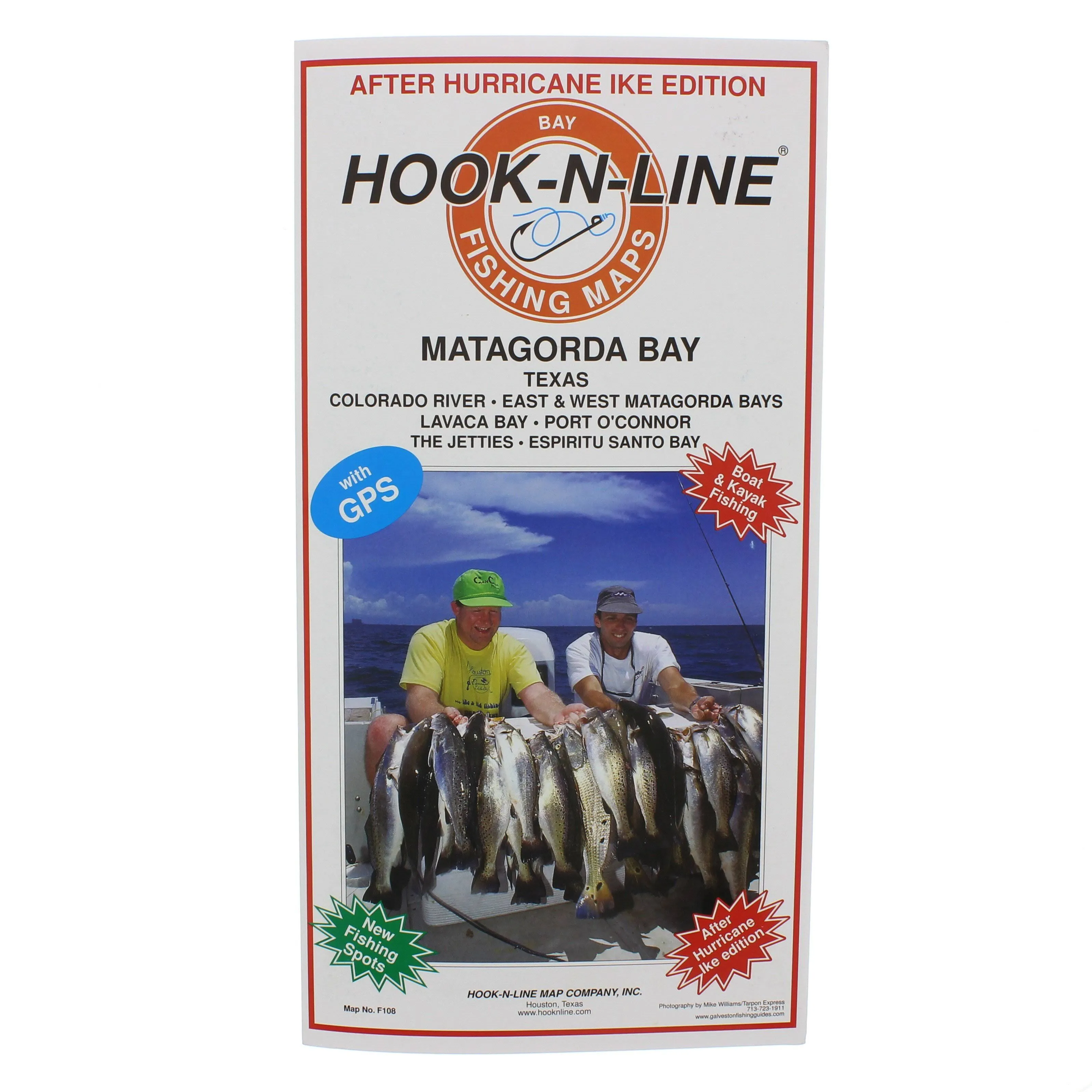 Hook-N-Line Map F108 Matagorda Bay