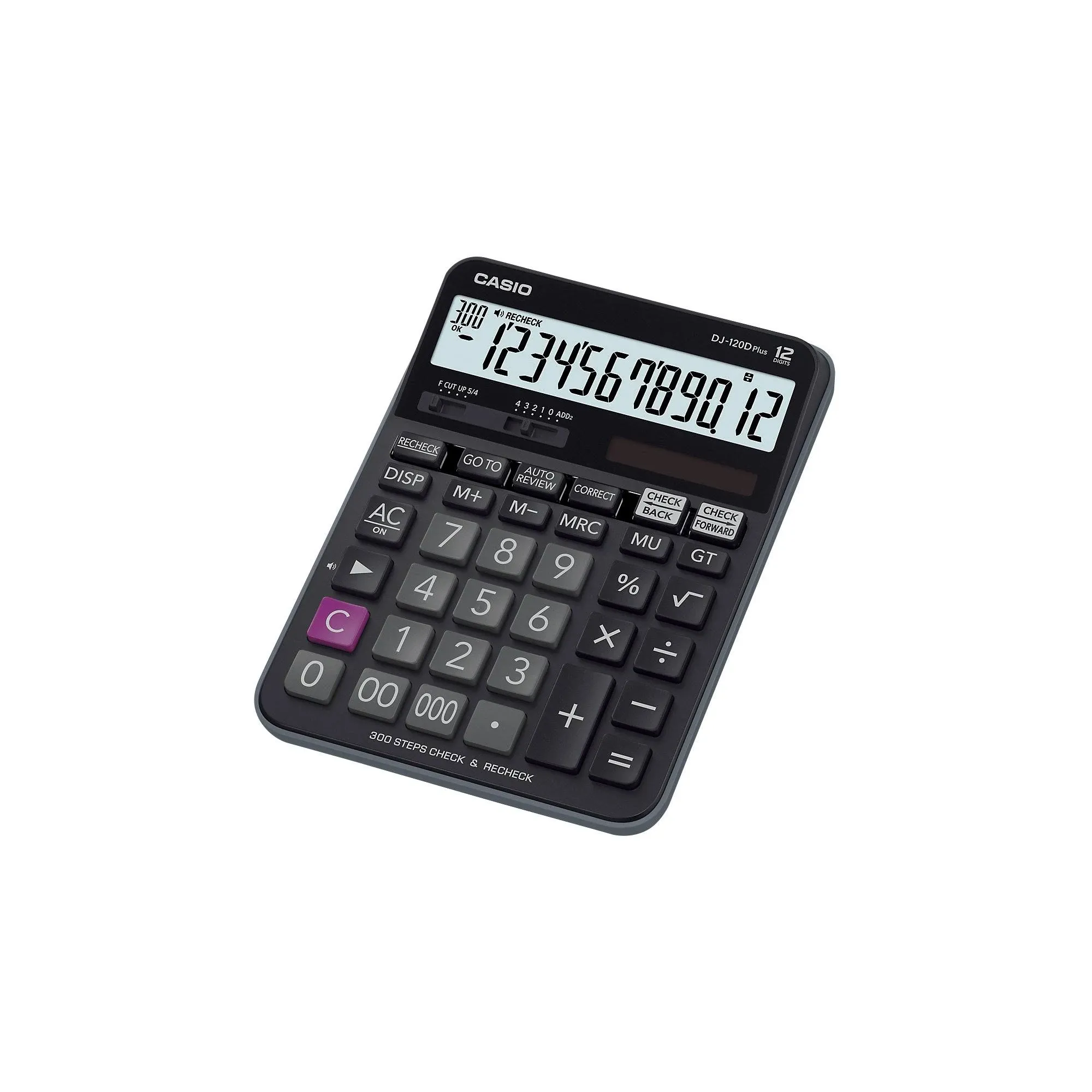 Casio DJ-120D Plus Calculator Desktop Black