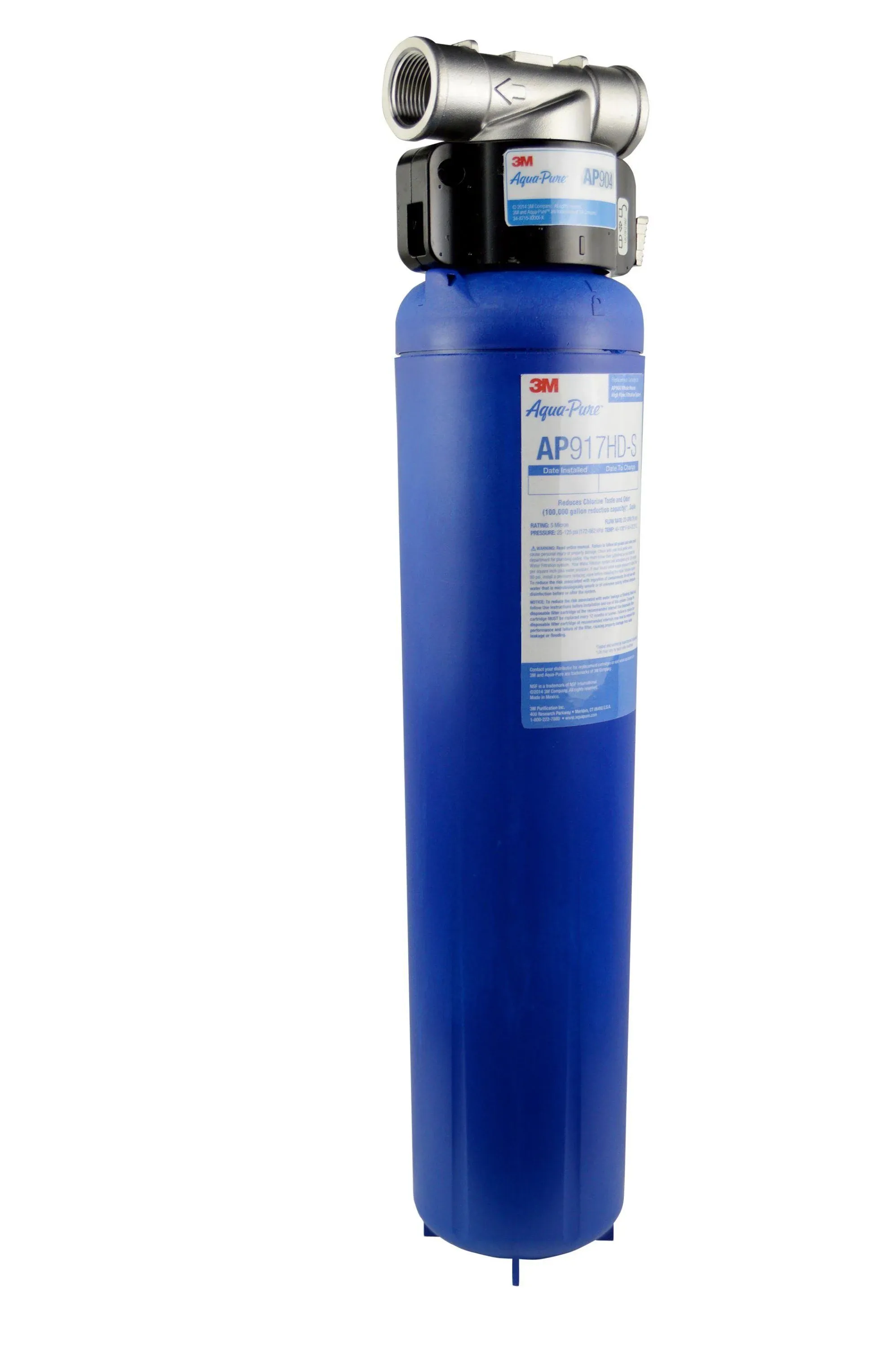 3M™ Aqua-Pure™ AP900 Series Whole House Water Filtration System AP904, Sanitary Quick-Change