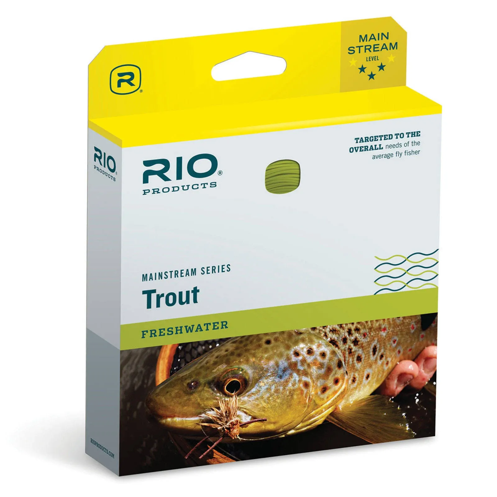 Rio Mainstream Floating Fly Line, Lemon Green