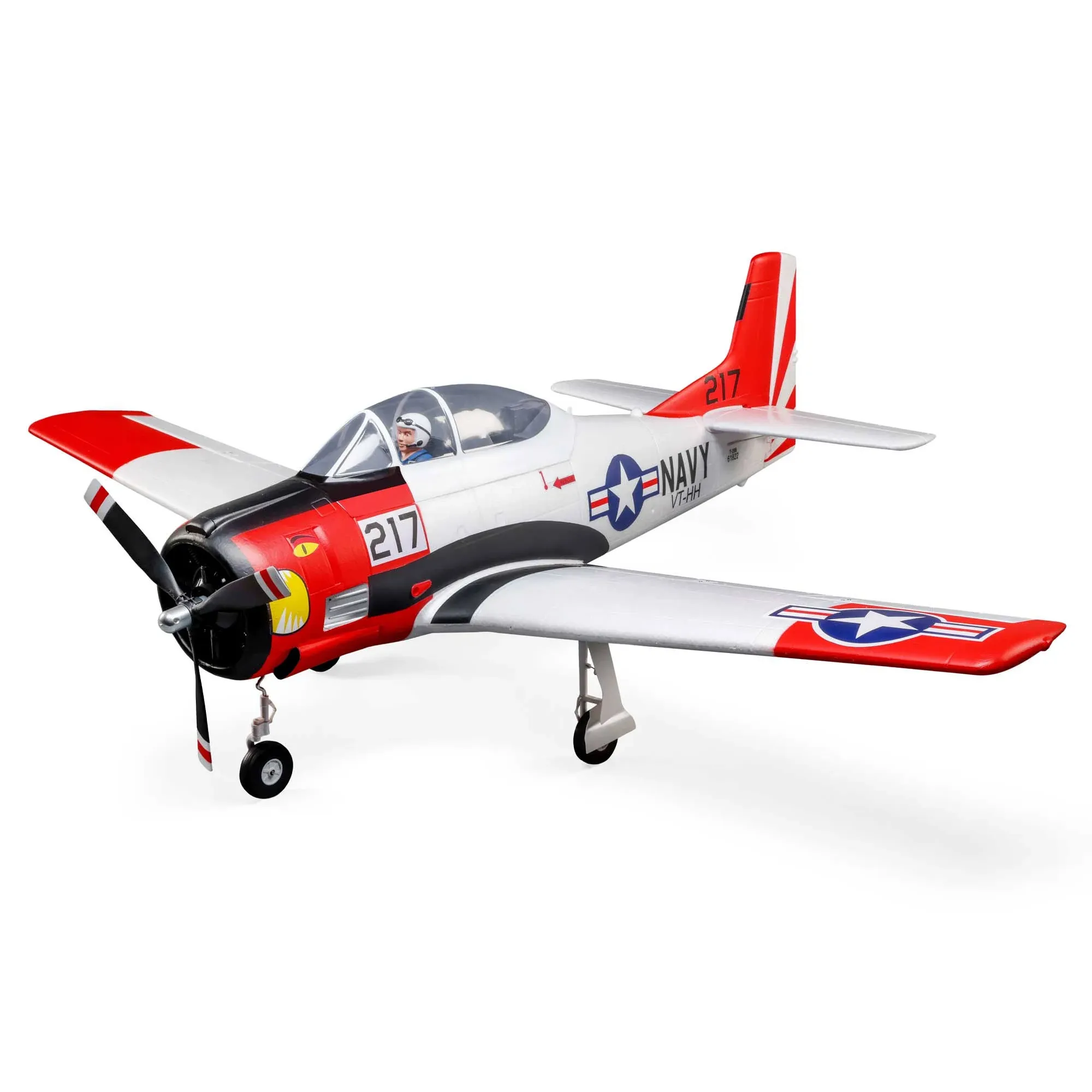 E-flite EFL18350 - T-28 Trojan 1.2m BNF Basic with Smart