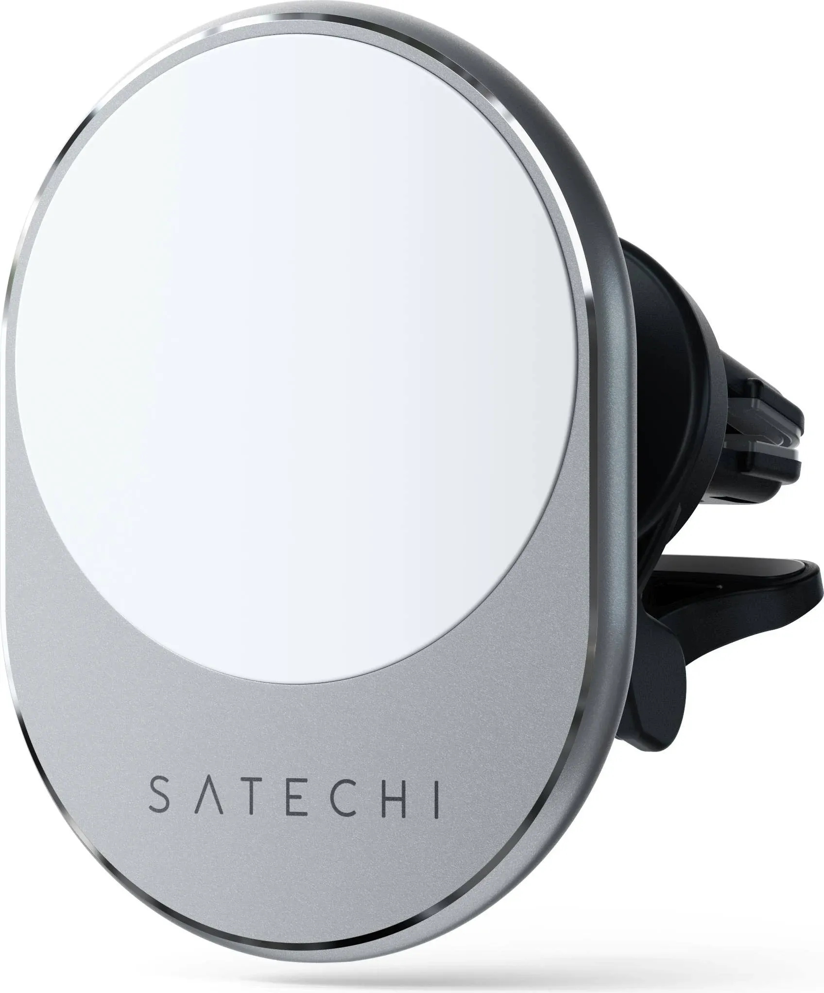 Satechi Magnetic Qi Wireless Car Charger for MagSafe iPhone 13/12/11 Space Grey