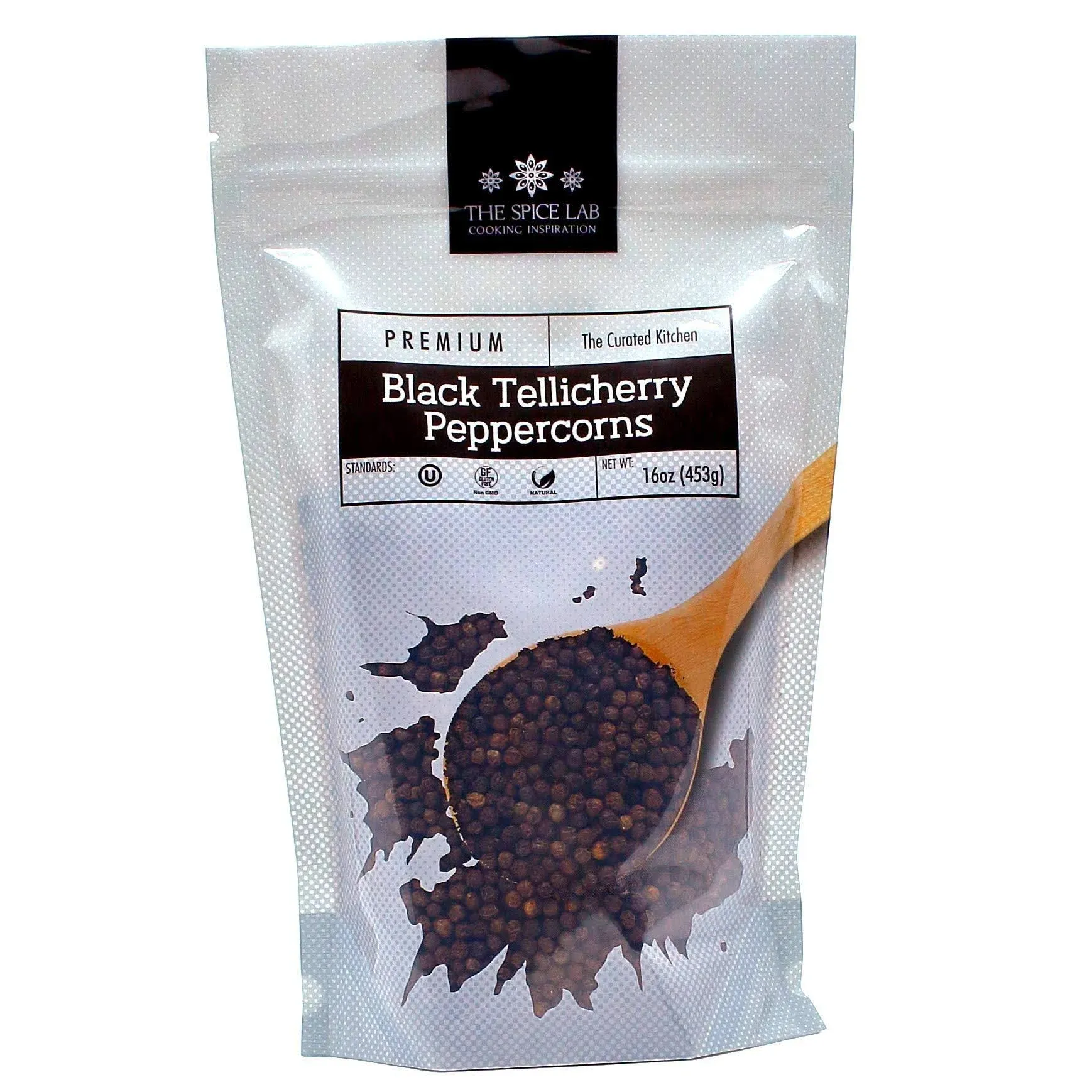 The Spice Lab Peppercorns Tellicherry Whole Black