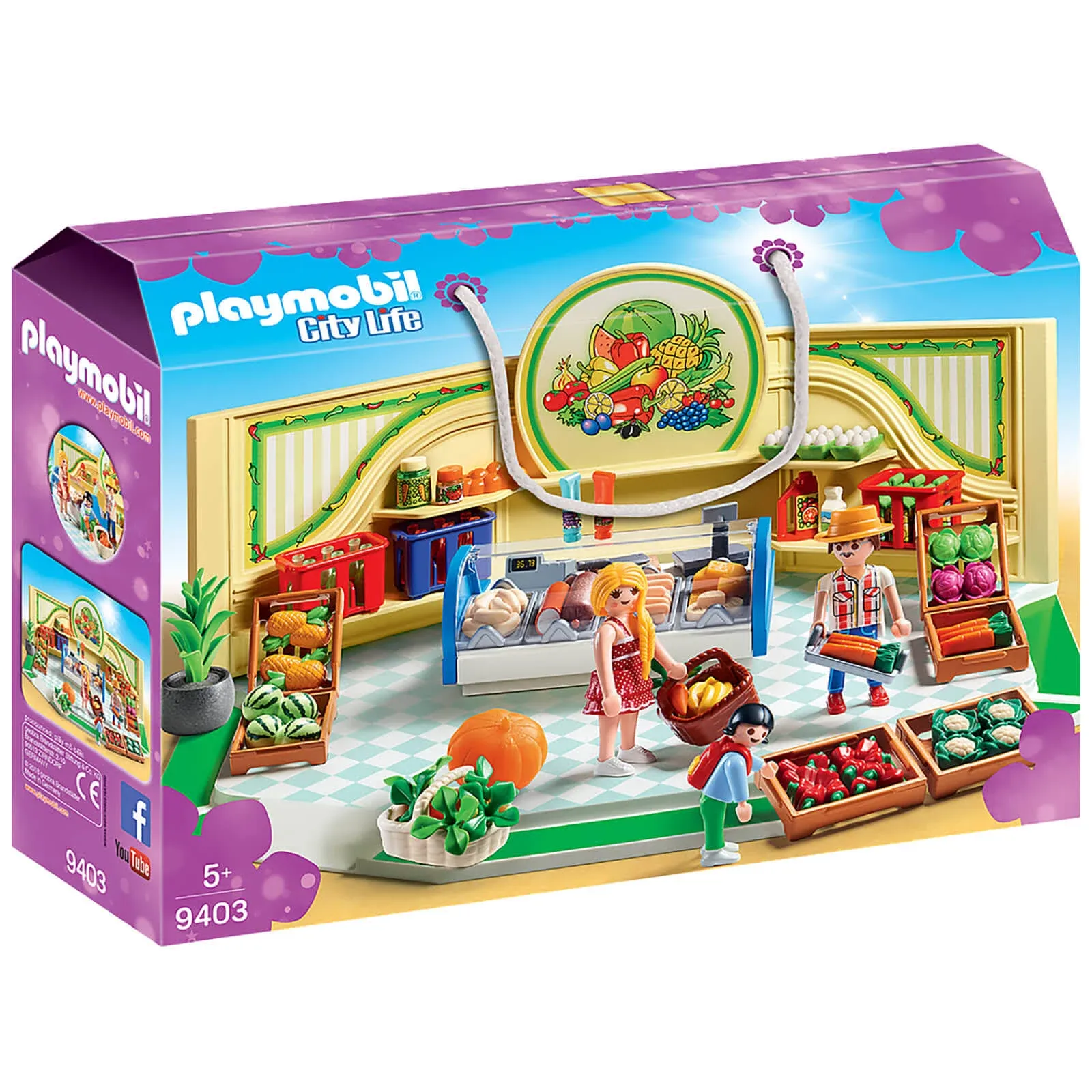 PLAYMOBIL 9403 Grocery Store New sealed OOP