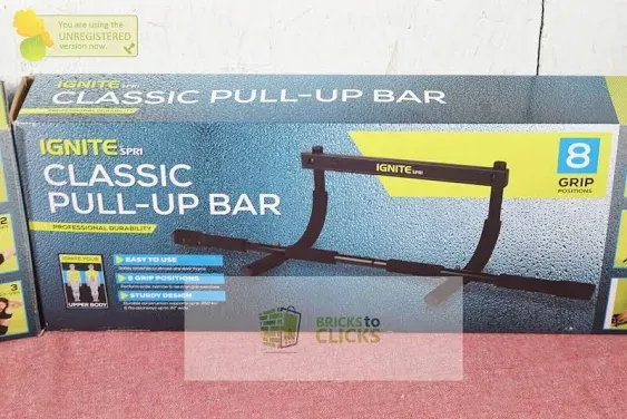 Ignite By SPRI Pull Up Bar - Black Qty x2