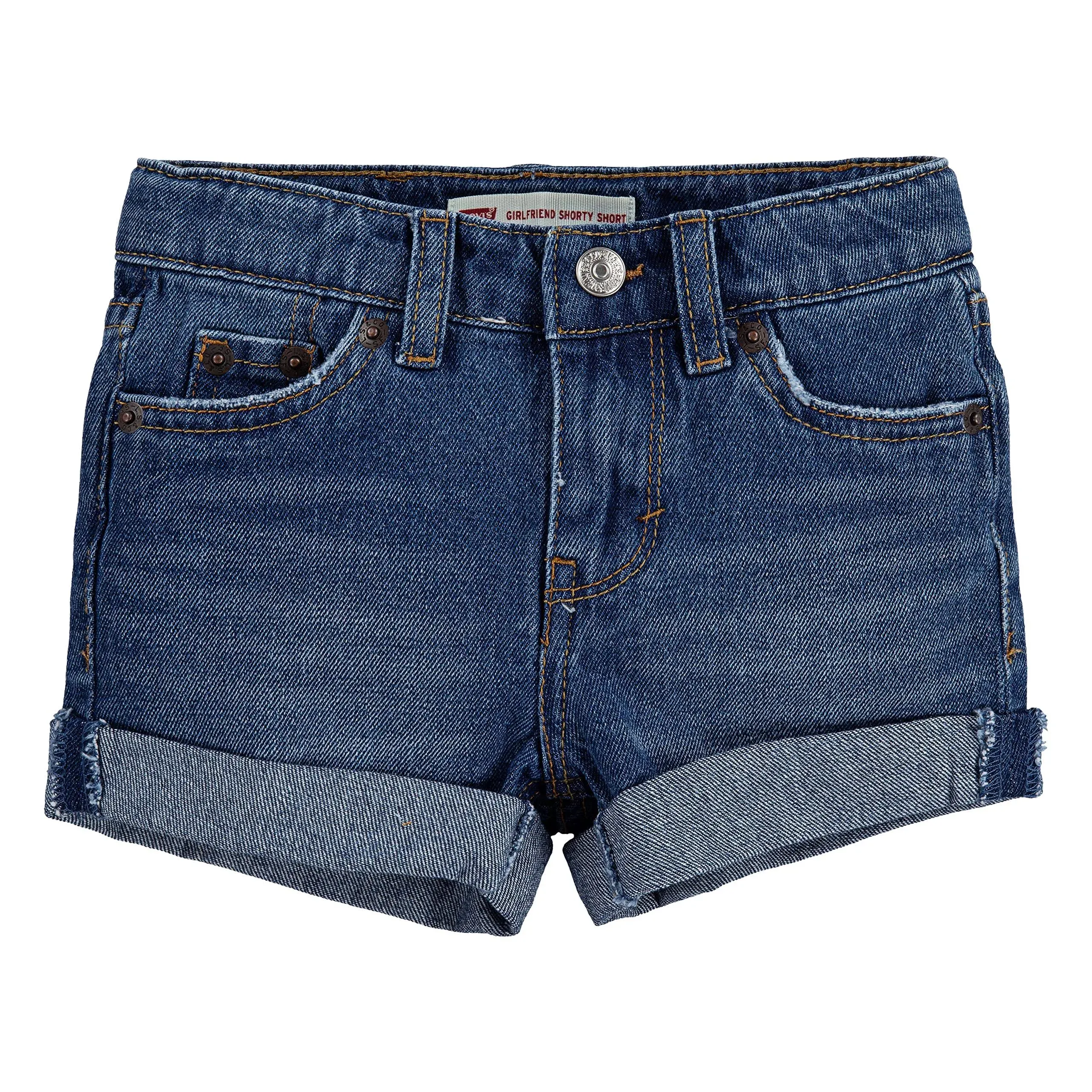 Levi's Big Girls 7-16 Girlfriend Shorty Denim Shorts - 10