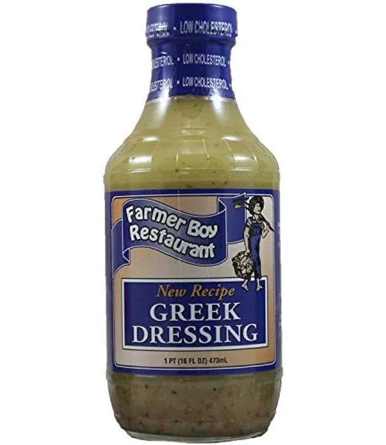 Farmer Boy Greek Salad Dressing 16 Oz 6pk