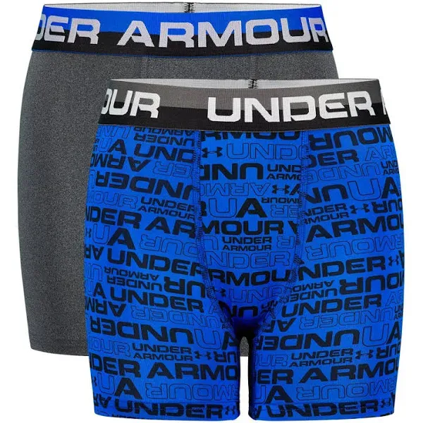 Under Armour Big Boys 2-Pk. Boxerjocks - Ultra Blue