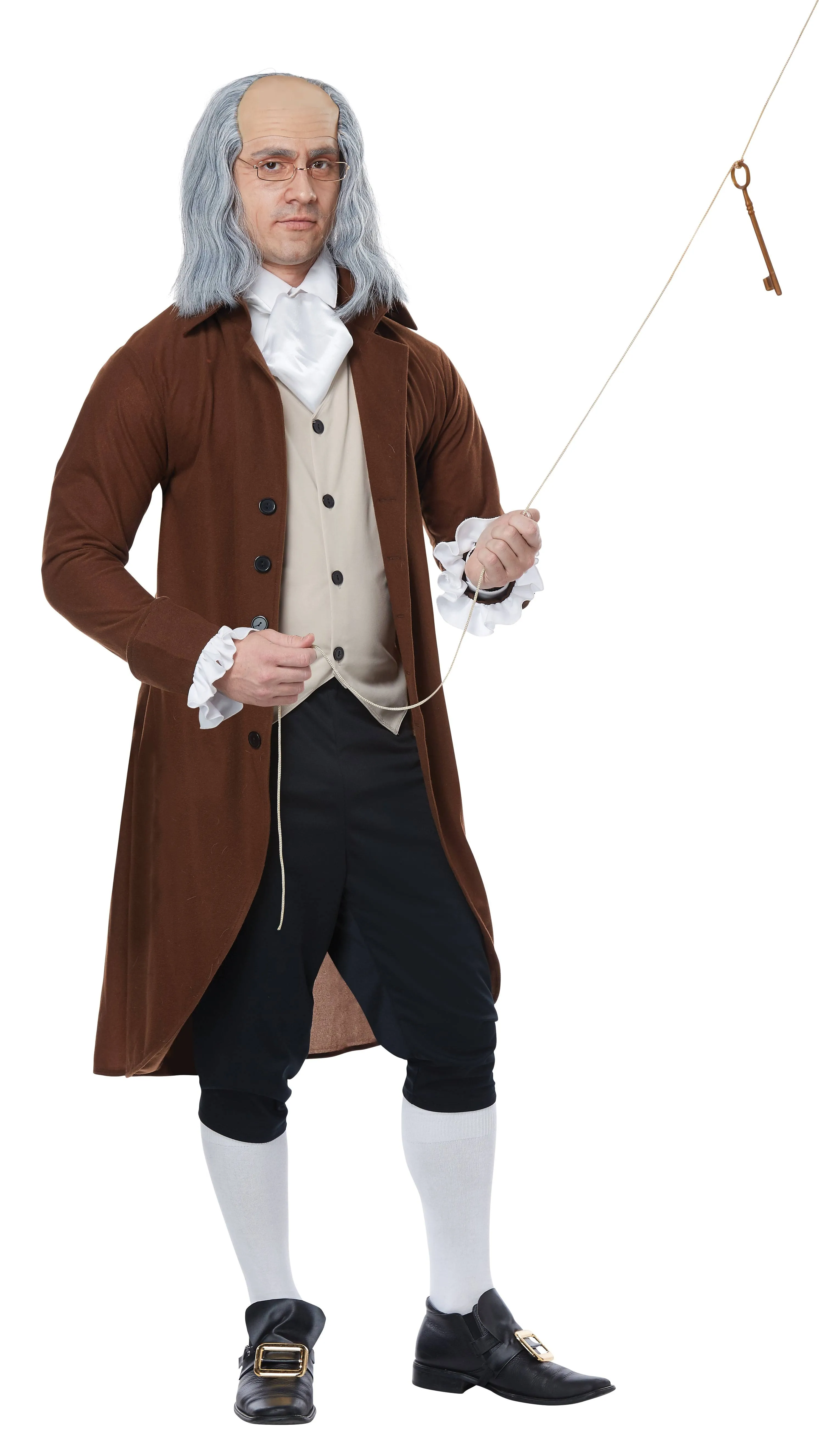 California Costume Collection Adult Benjamin Franklin Costume