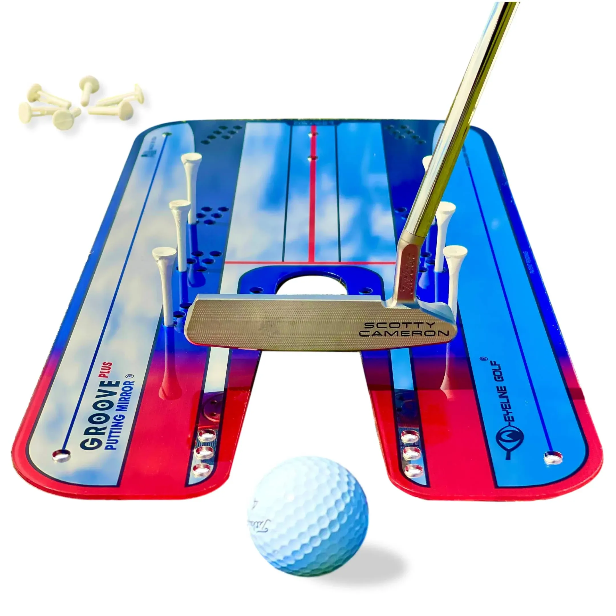 EyeLine Golf Putting Mirror Training Aid, Made in The USA