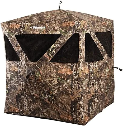 Plano Ameristep Care Taker Outdoor 2-Person Kick Out Hunting Blind, Camouflage