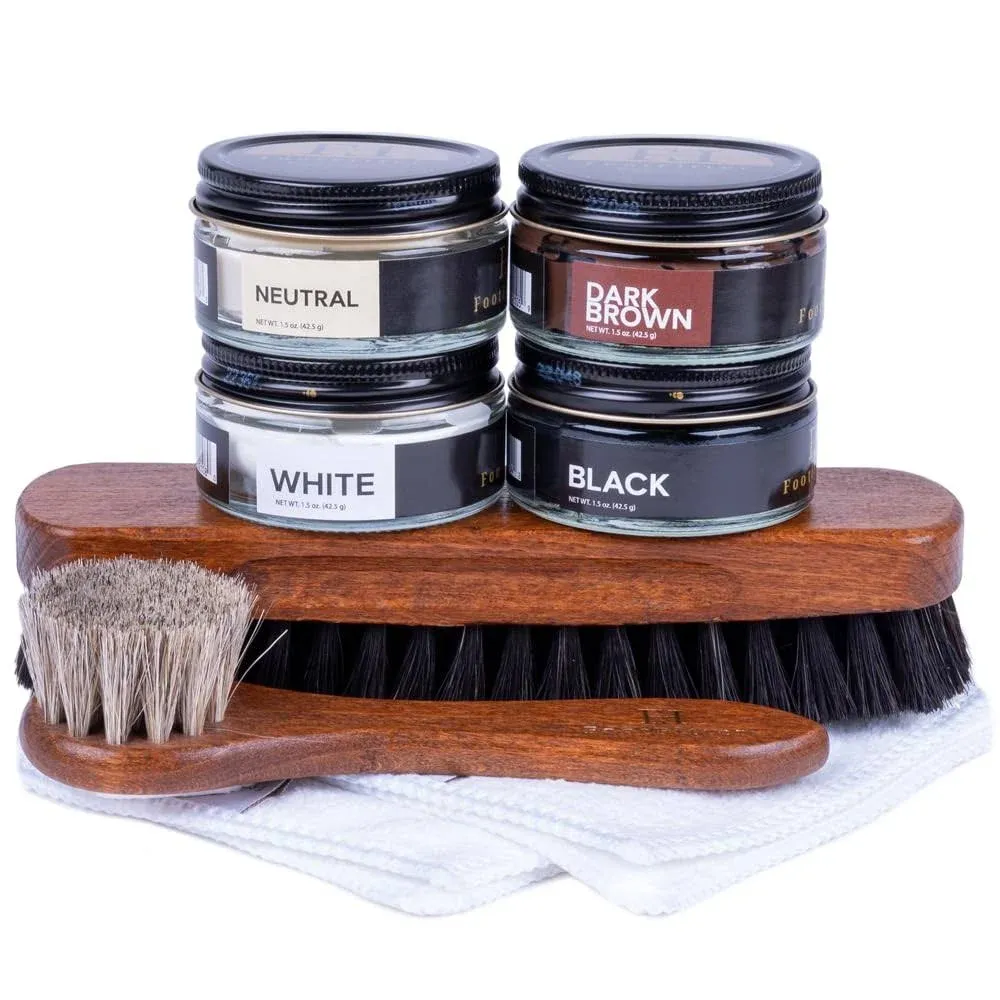 FootFitter Shoe Shine Detailing Set - Shoe Cream