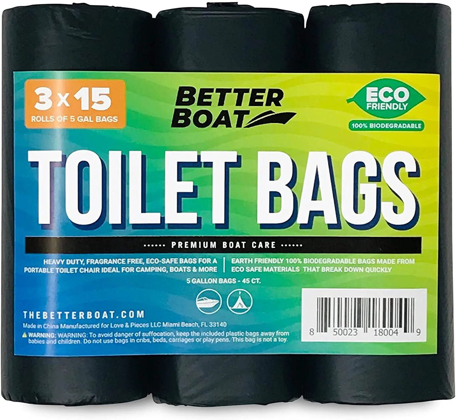 Better Boat 45 Portable Toilet Bags