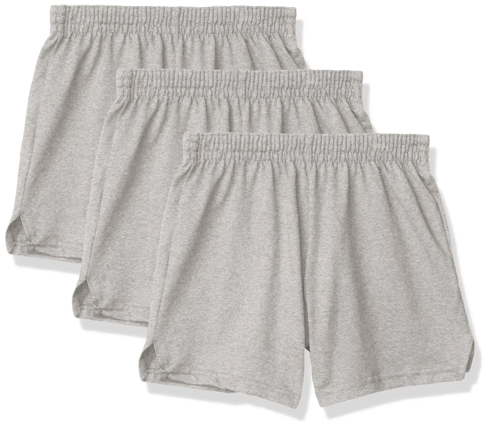 Soffe Girls Authentic Cheer Short, Oxford, X-Large (3-Pack)