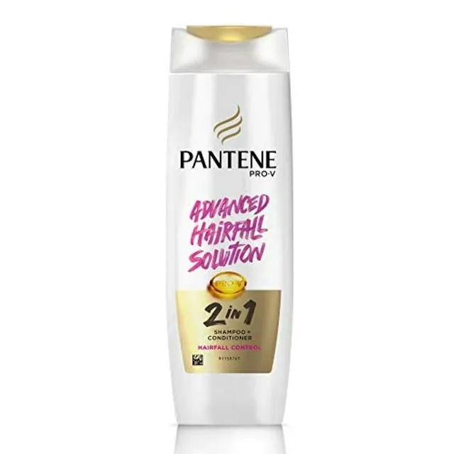 Pantene 2 in 1 Anti Hair Fall Shampoo + Conditioner, 180 ml