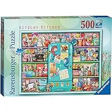 Ravensburger Kitschy Kitchen 500 Piece Jigsaw Puzzle for Adults and Kids Age 10 and Up