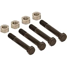 LIBRA Trailer Leaf Spring Shackle Bolts 9/16" -18 X 3-1/2" Long with Lock Nuts, Set of 4-23011/23012