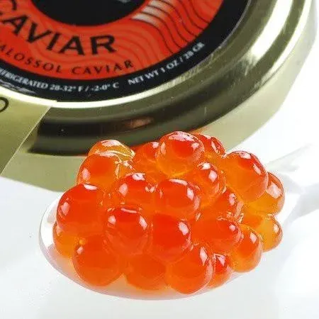 American Salmon Roe Pink Caviar Wild Caught – 1 OZ / 28 G - GUARANTEED OVERNIGHT