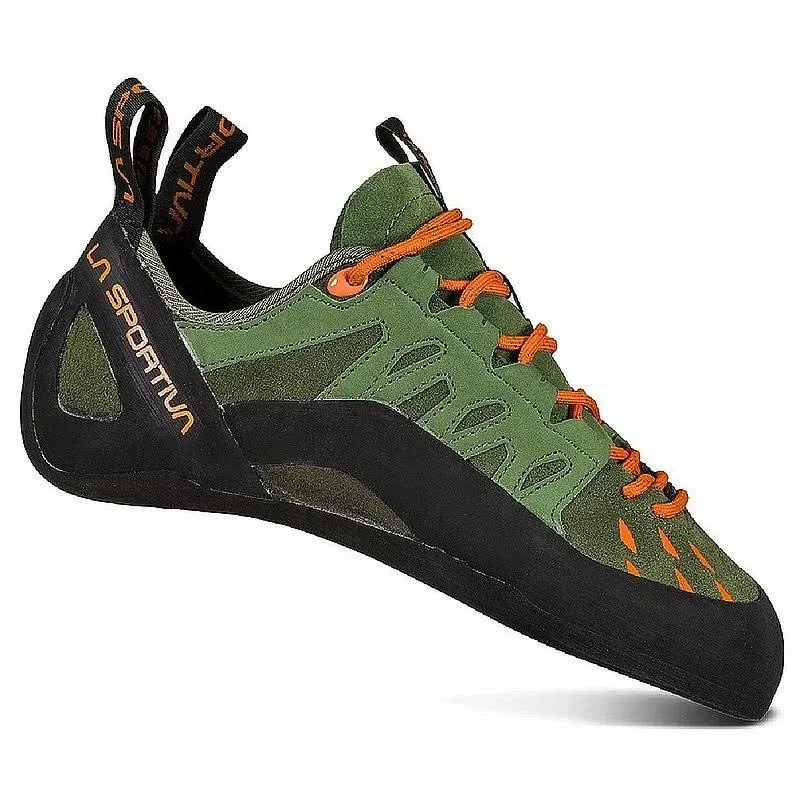 La Sportiva Tarantulace Men&#039;s Climbing Shoes, Olive/Tiger, M45.5