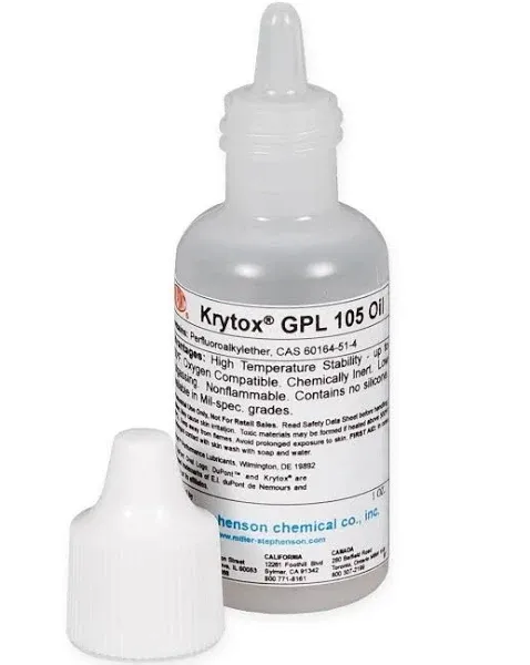 Chemours Krytox GPL105 1oz Bottle - Industrial Oil