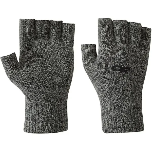 Outdoor Research Fairbanks Fingerless Gloves - Charcoal - S/M