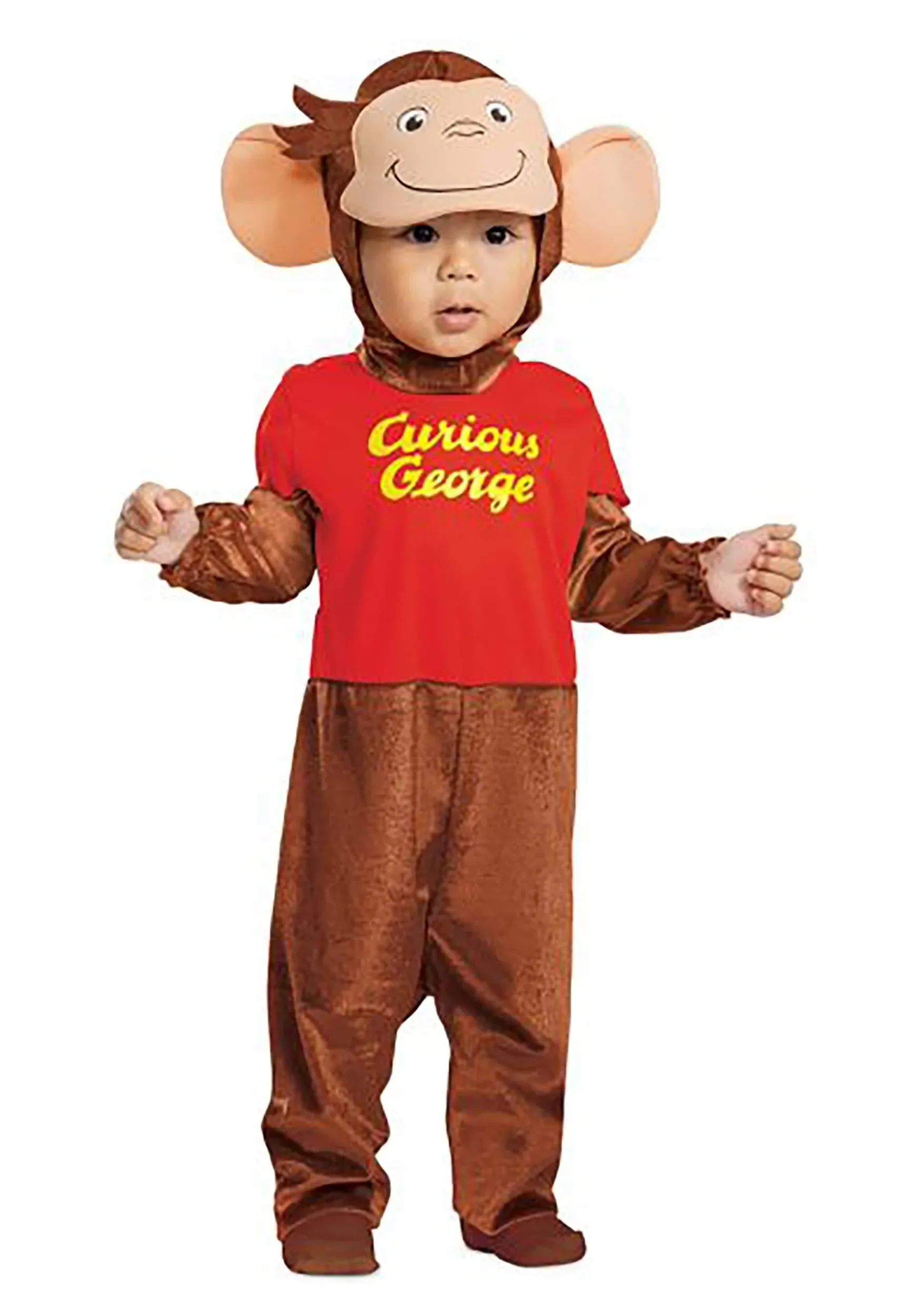 Disguise Curious George Infant George Costume Multicolor 2t