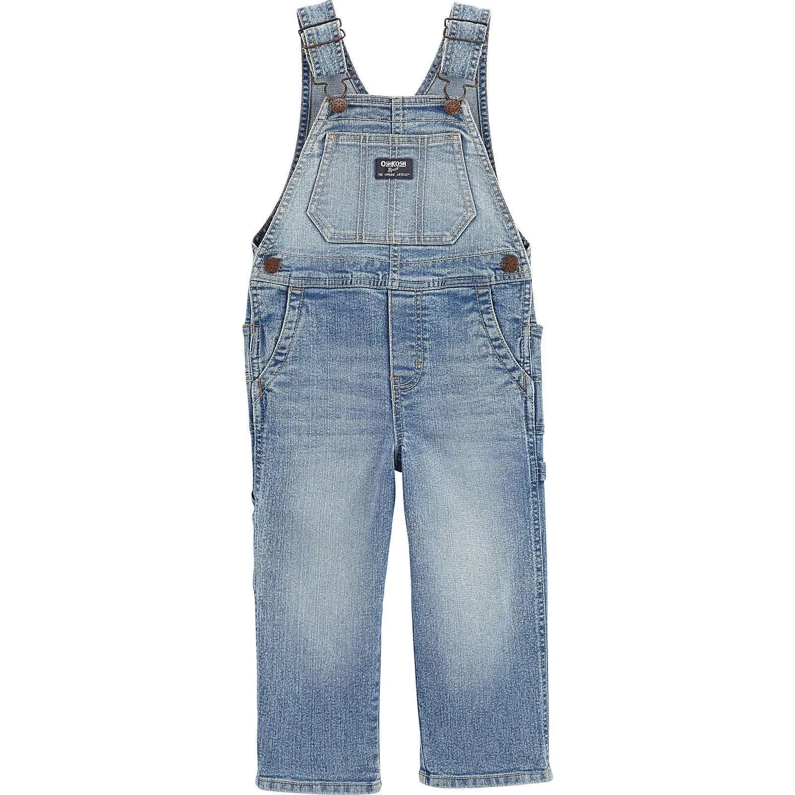 Oshkosh B'gosh Toddler Boys Classic Oshkosh Overalls, 3T, Cotton