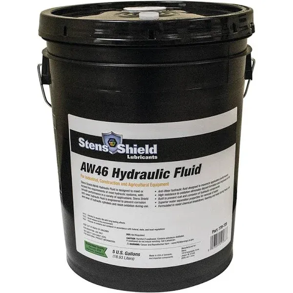 Stens 770-728 Shield Hydraulic Fluid AW46 5 Gallon Pail